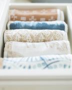 Crane Baby Burp Cloth Set - Ezra Animal