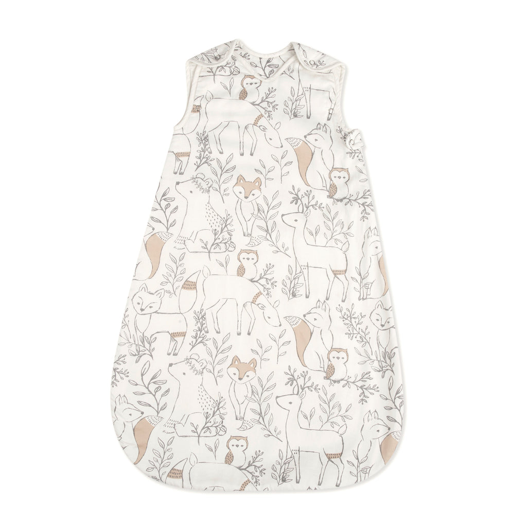 Crane Baby Sleeping Bag - Ezra Animal (Cotton Sateen 0-9mo.)