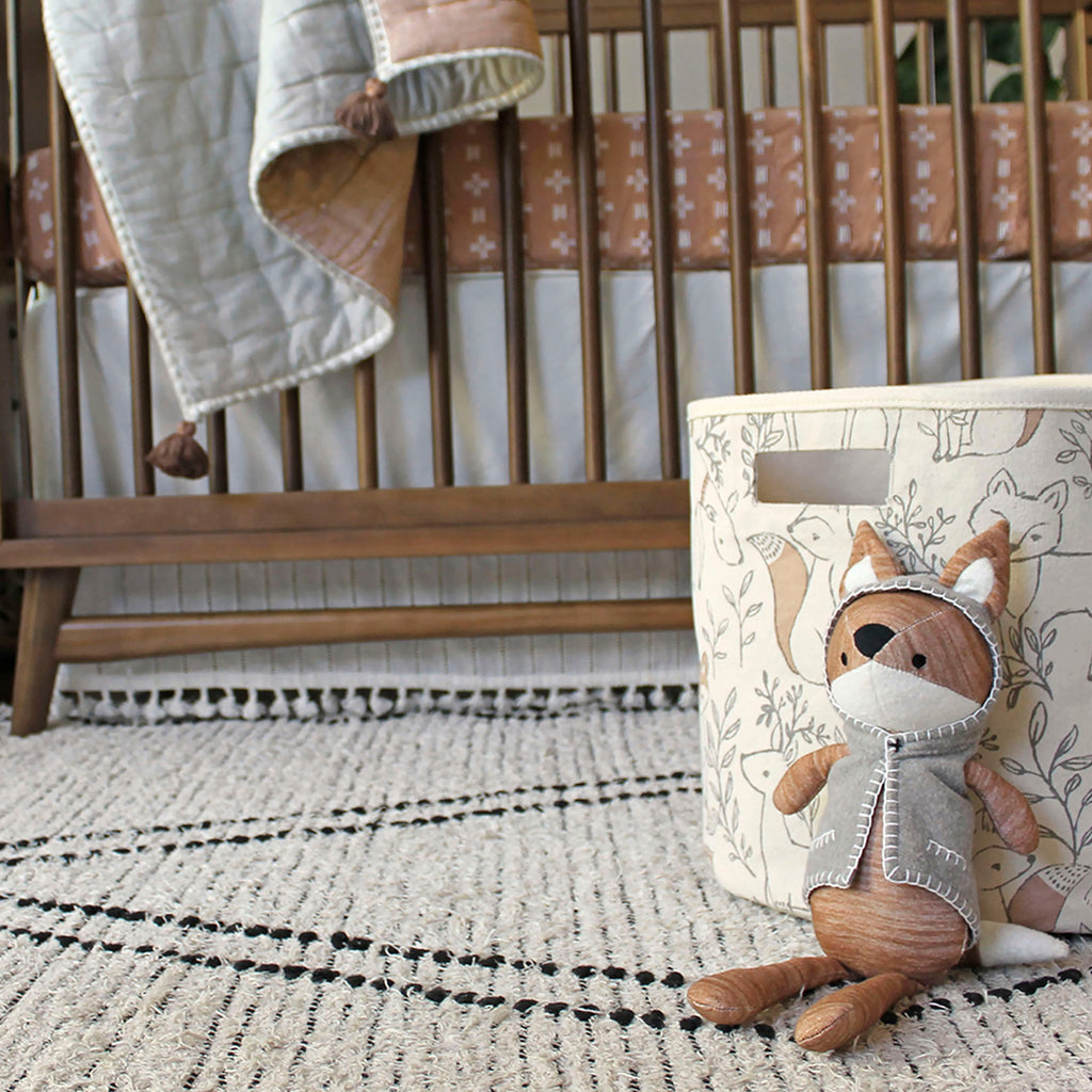 Crane Baby Storage Bin - Ezra Animal