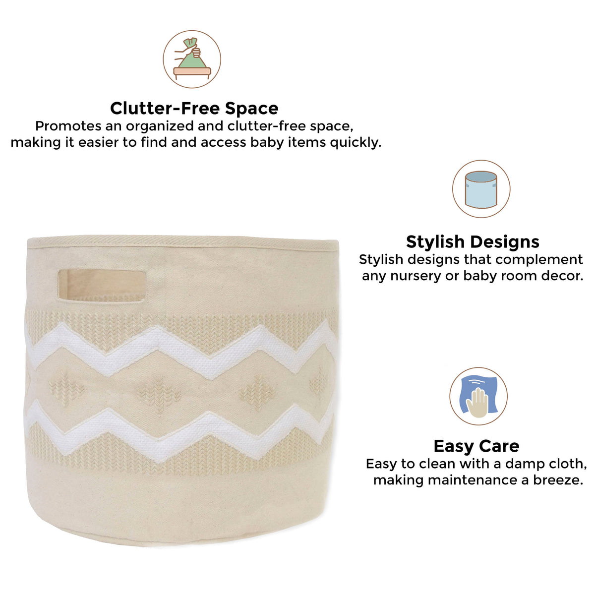 Crane Baby Storage Bin - Kendi