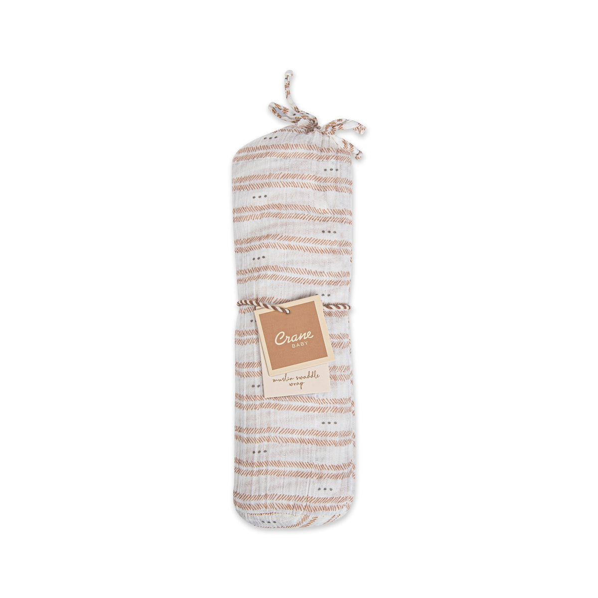 Crane Baby Single Swaddle Wrap - Ezra Herringbone