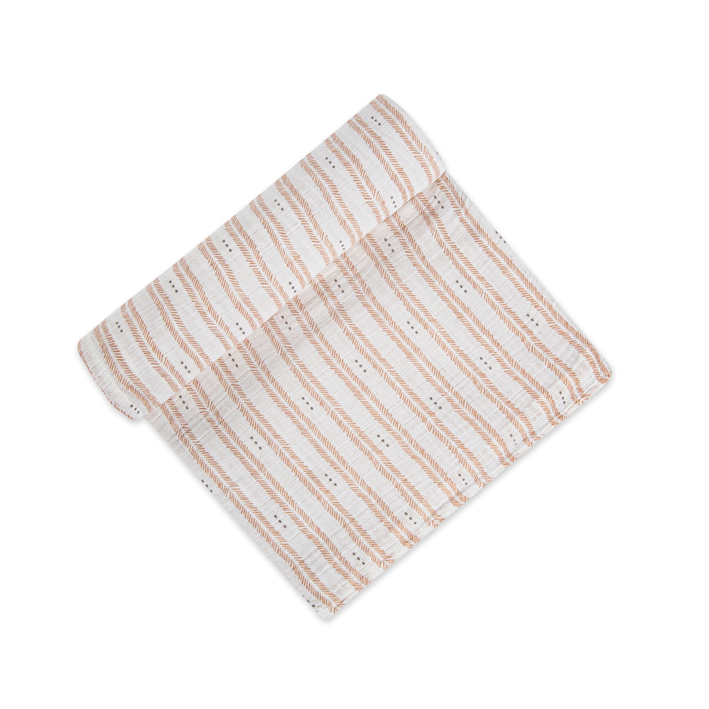 Crane Baby Single Swaddle Wrap - Ezra Herringbone
