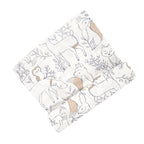 Crane Baby Single Swaddle Wrap - Ezra Animal