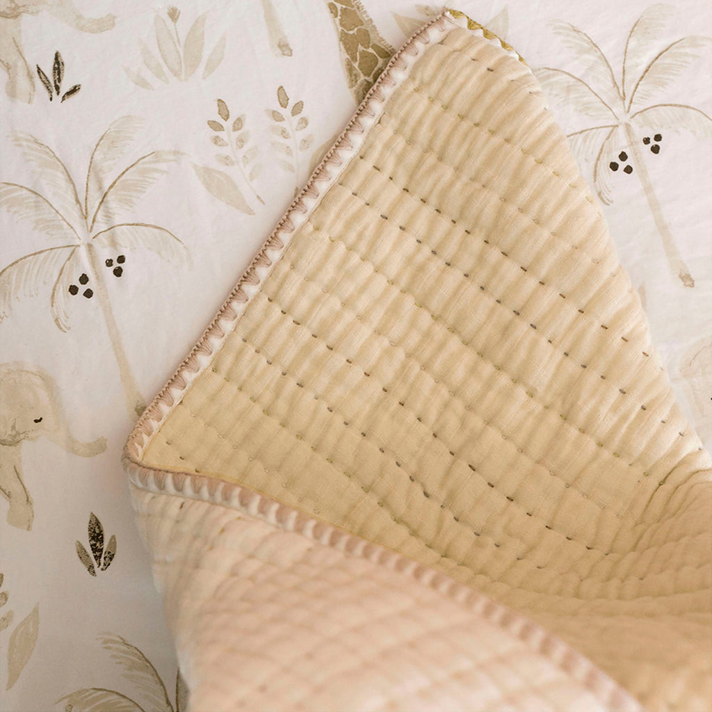 Crane Baby Quilted Blanket - Kendi