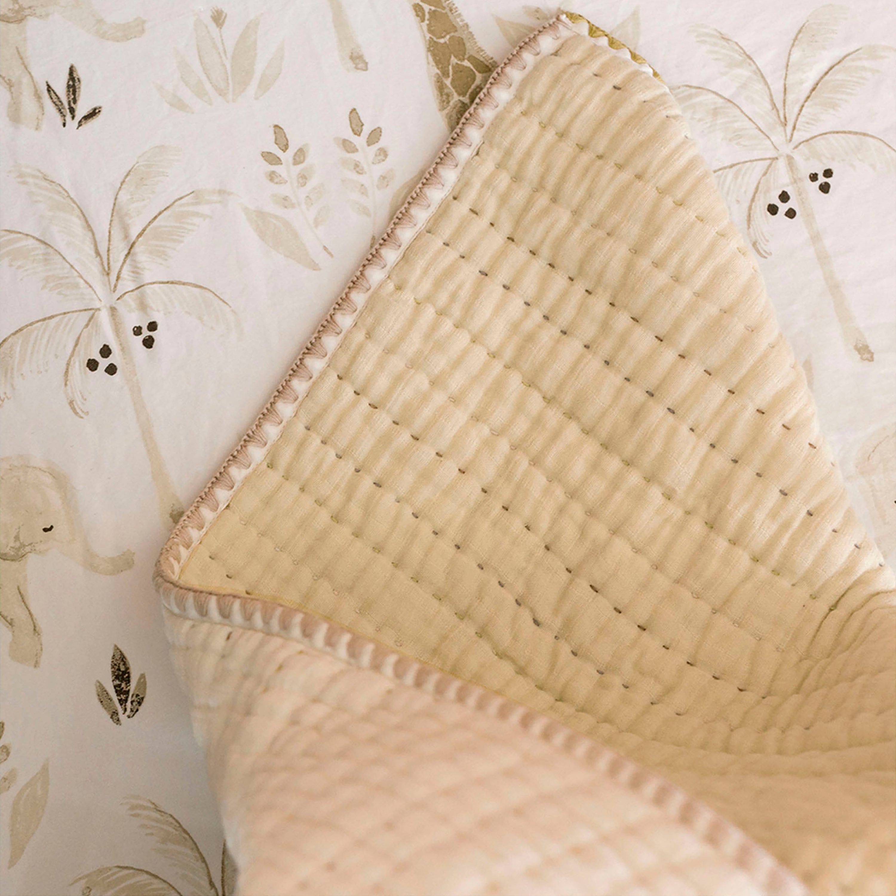 Crane Baby Quilted Blanket - Kendi