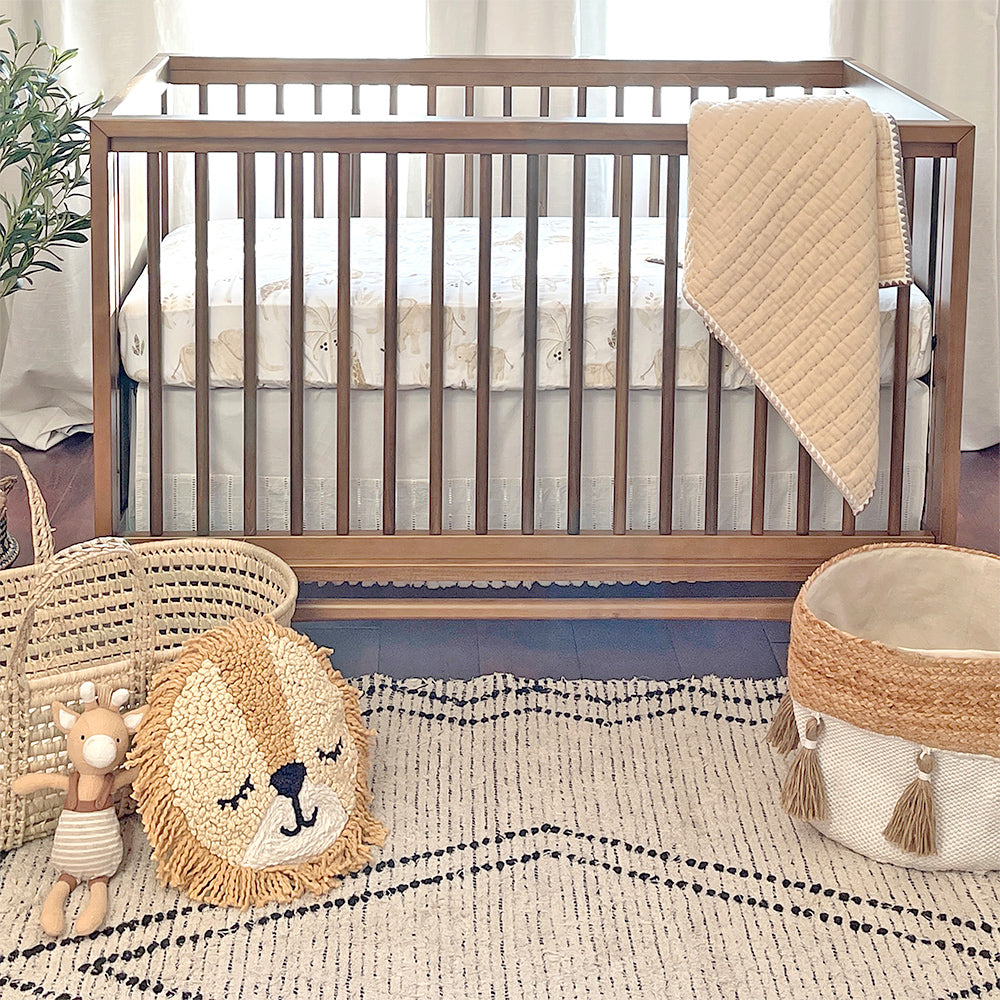 Crane Baby Crib Sheet - Kendi Animal