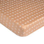 Crane Baby Crib Sheet - Kendi Copper Dash