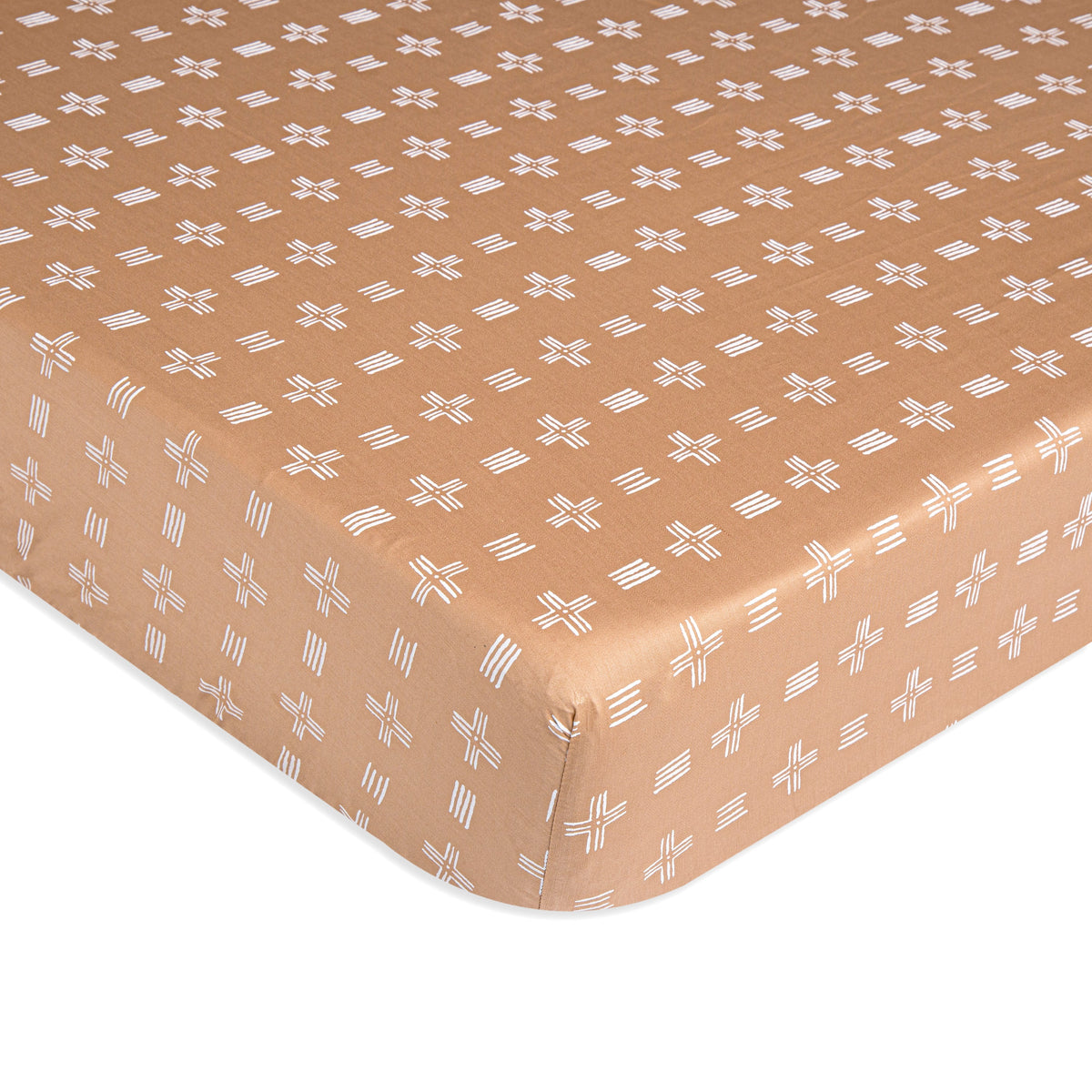 Crane Baby Crib Sheet - Kendi Copper Dash