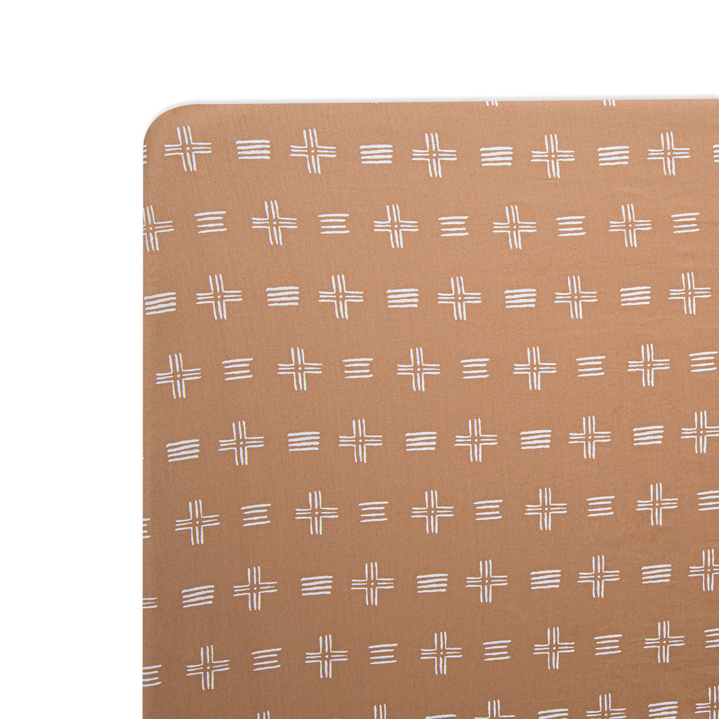 Crane Baby Crib Sheet - Kendi Copper Dash