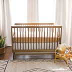 Crane Baby Crib Sheet - Kendi Copper Dash