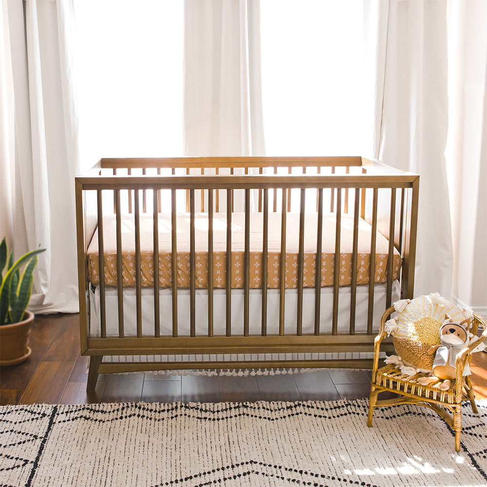 Crane Baby Crib Sheet - Kendi Copper Dash