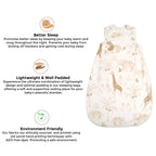 Crane Baby Sleeping Bag - Kendi Safari (Cotton Sateen 0-9mo.)