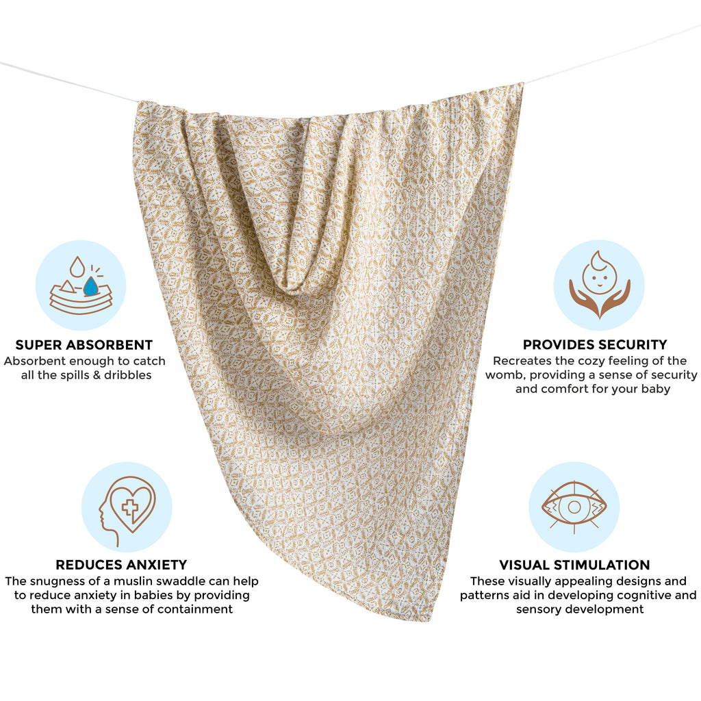 Crane Baby Single Swaddle Wrap - Kendi Diamond