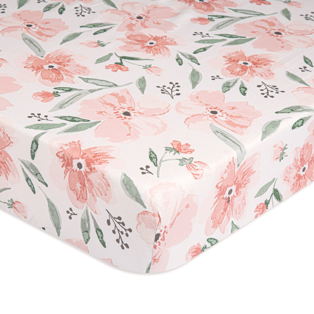Crane Baby Crib Sheet - Parker Floral
