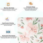 Crane Baby Crib Sheet - Parker Floral