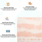 Crane Baby Crib Sheet - Parker Tie-Dye