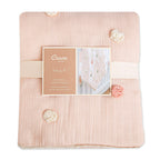 Crane Baby Pom Pom Quilted Blanket - Parker