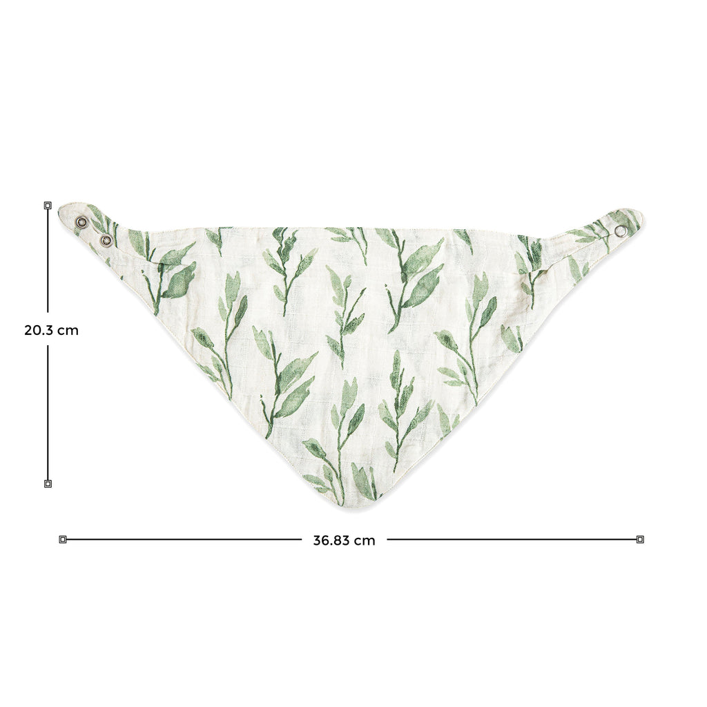 Crane Baby Bandana Bib Set - Parker Floral