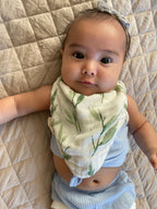Crane Baby Bandana Bib Set - Parker Floral