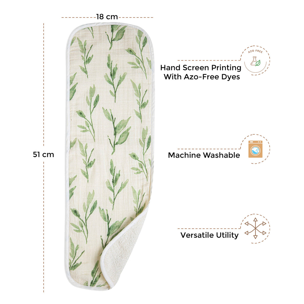 Crane Baby Burp Cloth Set - Parker Floral
