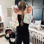 Crane Baby Burp Cloth Set - Parker Floral