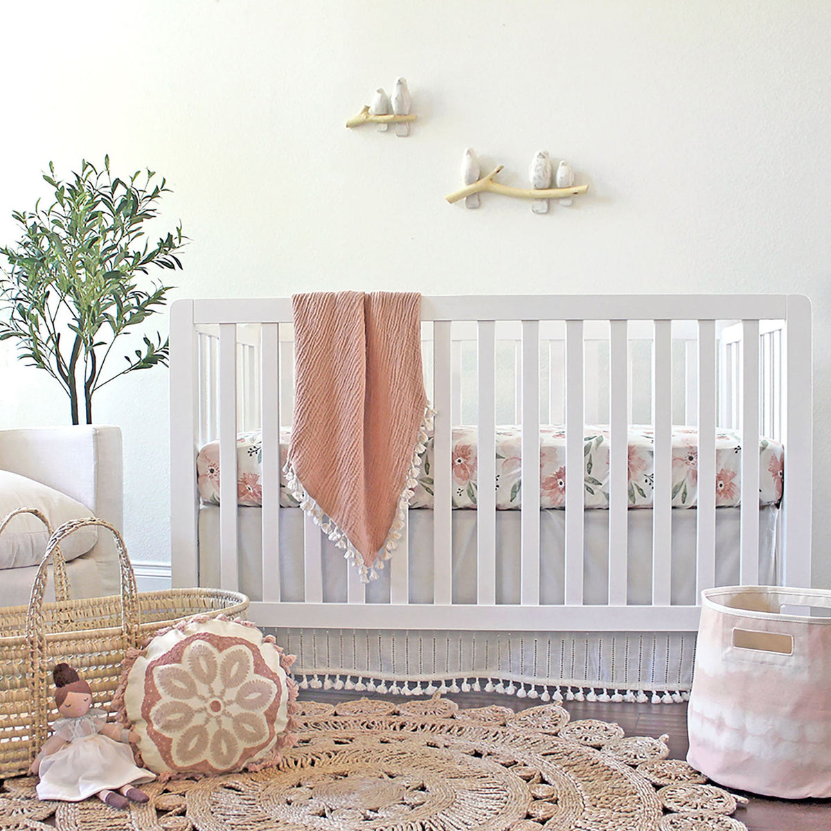 Crane Baby Parker Collection Mandala Pillow