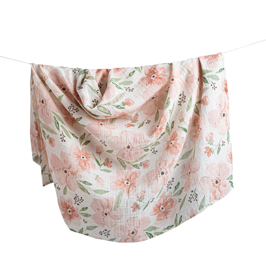 Crane Baby Single Swaddle Wrap - Parker Floral