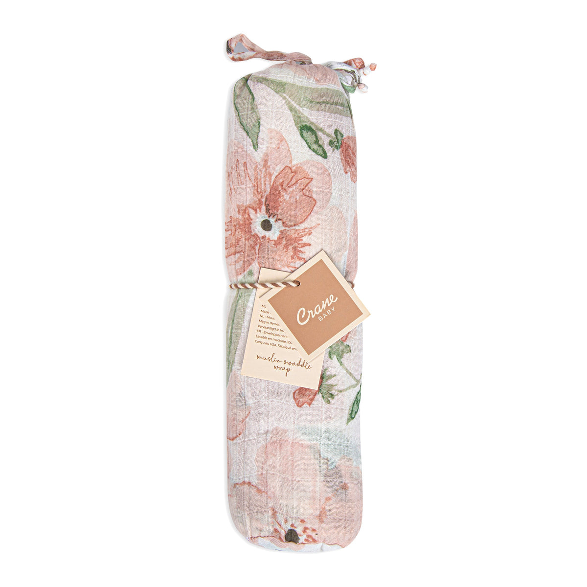 Crane Baby Single Swaddle Wrap - Parker Floral