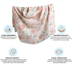 Crane Baby Single Swaddle Wrap - Parker Floral