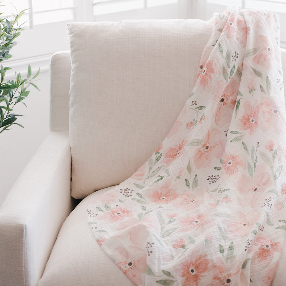 Crane Baby Single Swaddle Wrap - Parker Floral