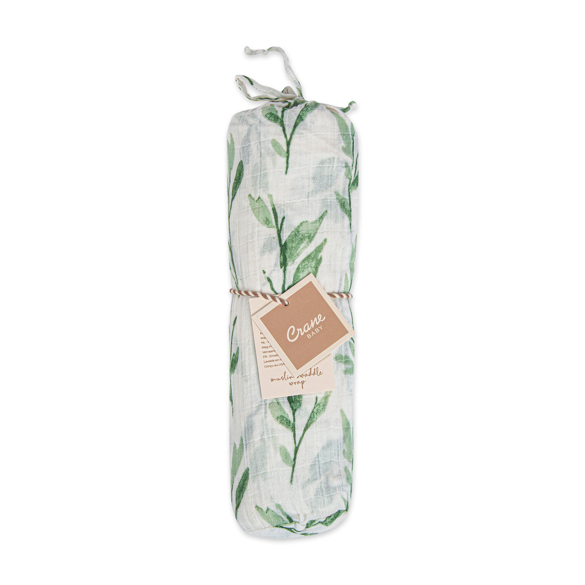 Crane Baby Single Swaddle Wrap - Parker Leaf
