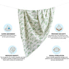 Crane Baby Single Swaddle Wrap - Parker Leaf
