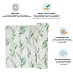 Crane Baby Single Swaddle Wrap - Parker Leaf