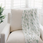 Crane Baby Single Swaddle Wrap - Parker Leaf