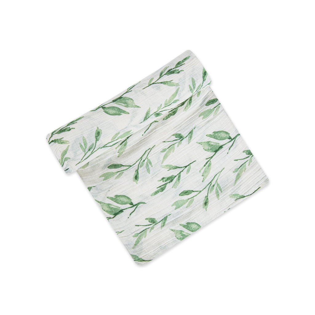 Crane Baby Single Swaddle Wrap - Parker Leaf