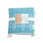 Crane Baby Quilted Blanket - Caspian