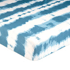 Crane Baby Crib Sheet - Caspian Tie-Dye