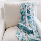 Crane Baby Muslin Swaddle Set - Caspian Whale & Tie-Dye