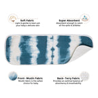 Crane Baby Burp Cloth Set - Caspian Whale