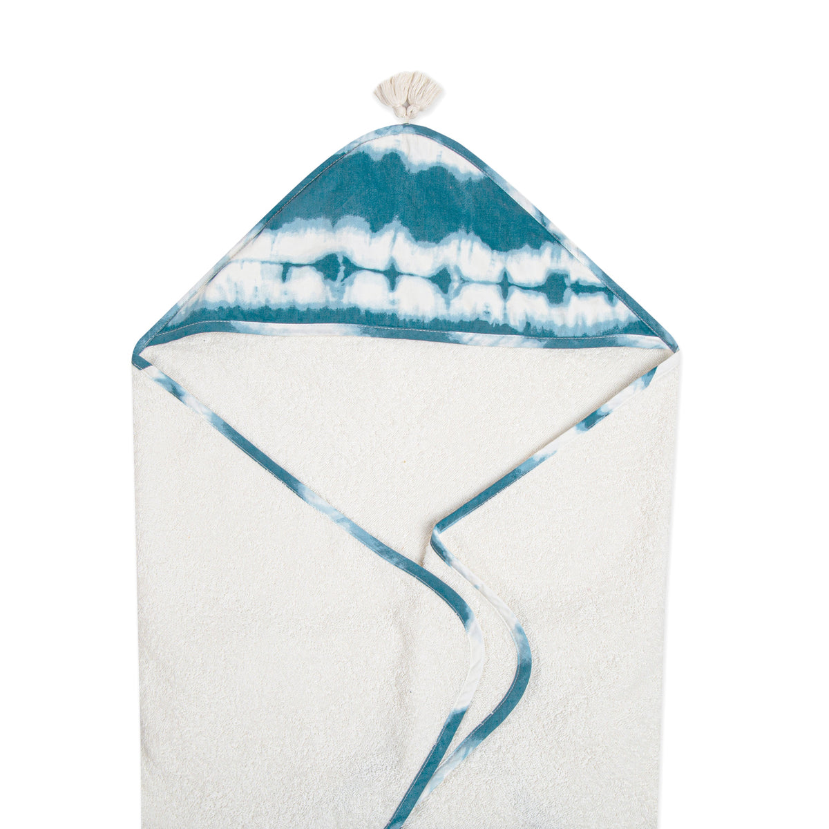Crane Baby Hooded Towel - Caspian Tie-Dye