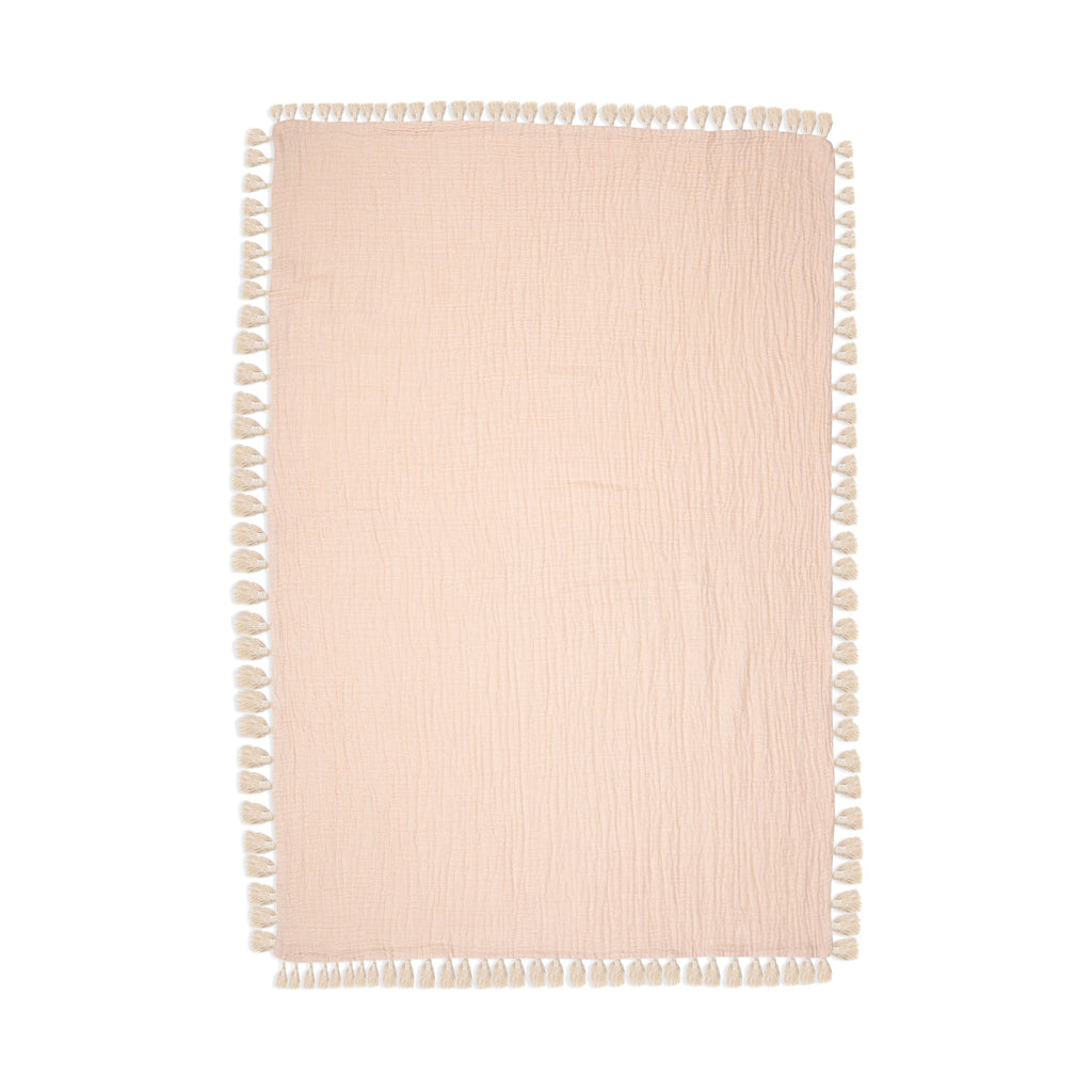 Crane Baby 6 Layer Muslin Blanket - Desert Rose