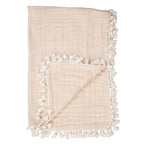 Crane Baby 6 Layer Muslin Blanket - Desert Rose