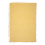 Crane Baby 6 Layer Muslin Blanket  - Ochre