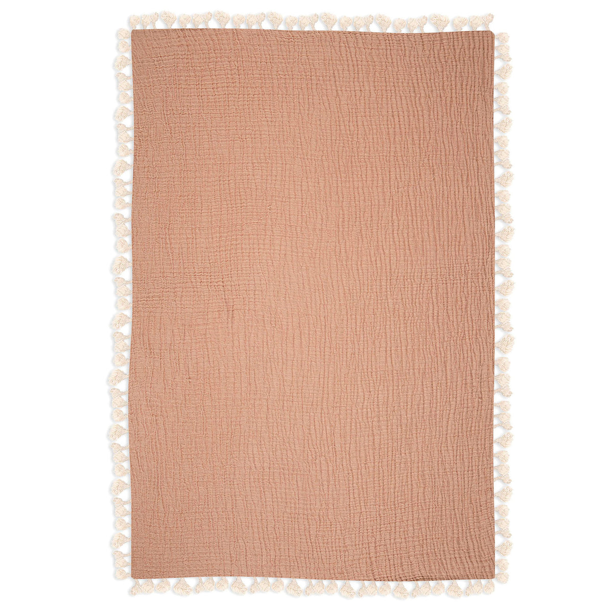 Crane Baby 6 Layer Muslin Blanket - Copper