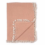 Crane Baby 6 Layer Muslin Blanket - Copper