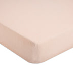 Crane Baby Crib Fitted Sheet - Muslin Desert Rose