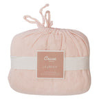 Crane Baby Crib Fitted Sheet - Muslin Desert Rose