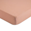Crane Baby Crib Fitted Sheet - Muslin Copper