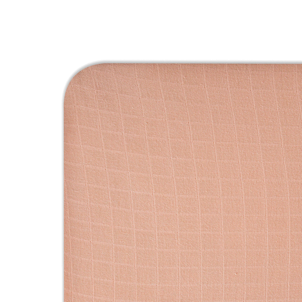 Crane Baby Crib Fitted Sheet - Muslin Copper