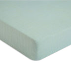 Crane Baby Crib Fitted Sheet - Muslin Evergreen